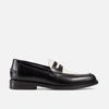 Duke & Dexter Wilde Penny Leather Loafers In Black/white