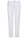Jacob Cohen Slim Fit Scott Jeans In Bianco