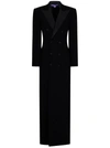 Polo Ralph Lauren Kristian Double-breasted Evening Dress In Nero