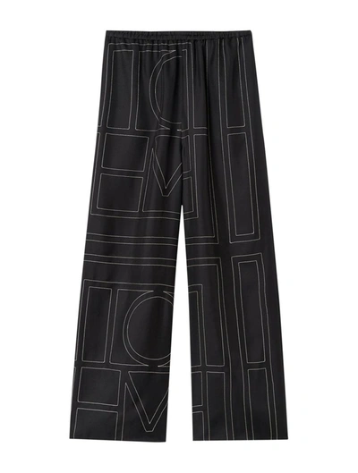 Totême Regular & Straight Leg Pants In Black