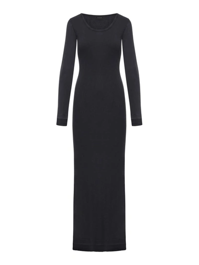 Balenciaga Dress In Washed Black
