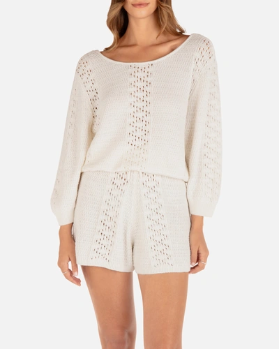 Inmocean Women's Amelia Knit Sweater In Whisper White