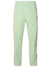 PALM ANGELS PALM ANGELS GREEN POLYESTER TRACK PANTS
