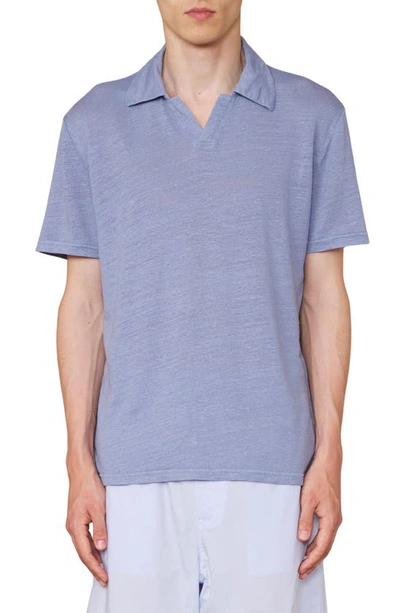 OFFICINE GENERALE SIMON LINEN KNIT POLO