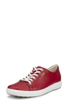 Ecco Soft 7 Sneaker In Chili Red