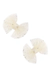 BABY BLING 2-PACK FAB TULLE BOW HAIR CLIPS