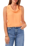 VINCE CAMUTO COWL NECK SLEEVELESS BLOUSE