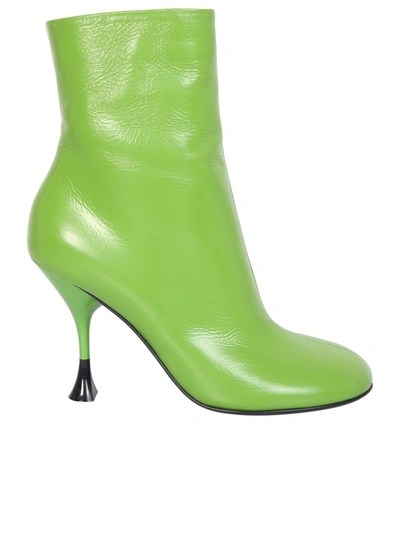 3juin Ankle-length Side-zip 100mm Boots In Green