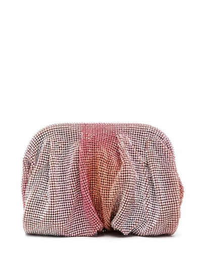 Benedetta Bruzziches Venus Petite Crystal Clutch Bag In Pink