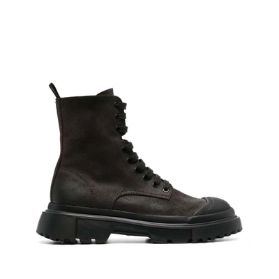 Hogan H619 Ankle Boots In Brown