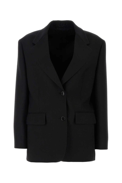 Prada Jackets And Waistcoats In Black