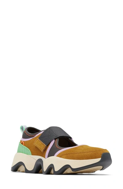 Sorel Kinetic Impact Ii Mary Jane Sneaker In Underbrush/ Jet