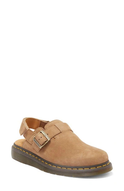 Dr. Martens' Dr. Martens Jorge Ii Mules In Tan Suede-brown