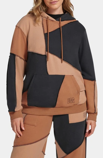 Ugg Raini Patchwork Hoodie In Brown