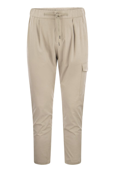 Herno Resort Trousers In Ice