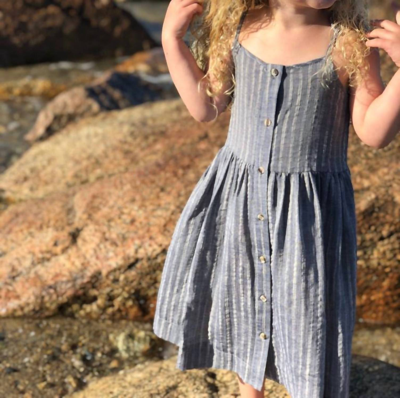 Vignette Kids' Brooklyn Dress In Navy In Blue