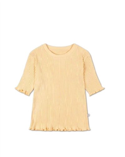 Repose Ams Kids' Slim Tee Shirt In Cream In White
