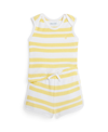 POLO RALPH LAUREN BABY BOYS STRIPED TERRY TANK AND SHORTS SET