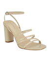 CALVIN KLEIN WOMEN'S NORRA SQUARE TOE STRAPPY DRESS SANDALS