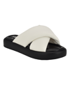 Calvin Klein Evey Slide Sandal In White