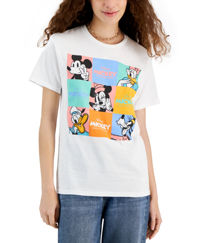 Disney Juniors' Friends Of Mickey Graphic T-shirt In White
