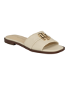 Tommy Hilfiger Women's Meliei Block Heel Slide Sandals In White