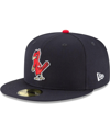 New Era Navy St. Louis Cardinals Cooperstown Collection Wool 59fifty Fitted Hat In Navy
