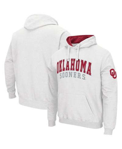 Colosseum Men's  White Oklahoma Sooners Double Arch Pullover Hoodie