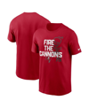Nike Red Tampa Bay Buccaneers Local Essential T-shirt In Red