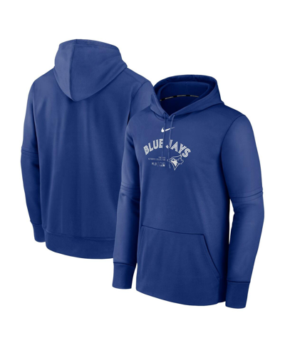 Nike Men's  Royal Toronto Blue Jays Authentic Collection Practice Performance Pullover Hoodie
