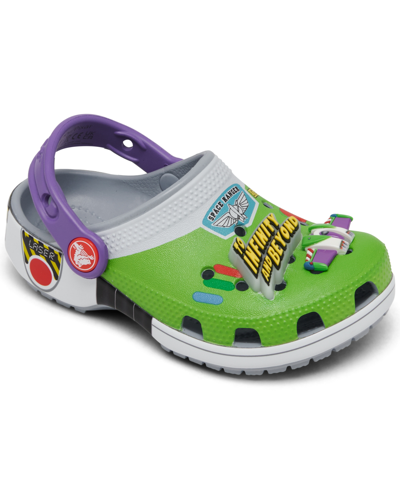 Crocs Babies' Toddler Kids X Toy Story Buzz Lightyear Classic Clogs From Finish Line In Blue,buzz