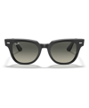 Ray Ban Sunglasses, Rb2168 Meteor In Black,grey Gradient Dark Grey
