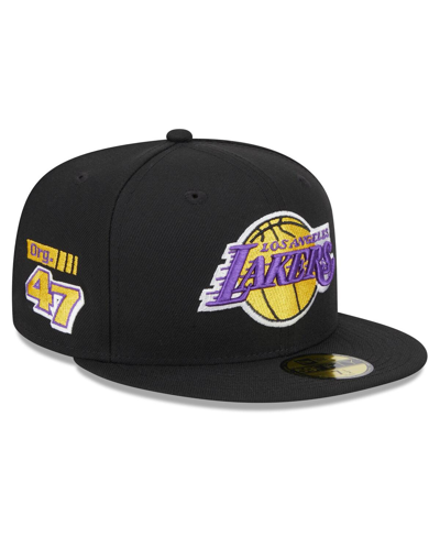 New Era Men's  Black Los Angeles Lakers 2024 Nba All-star Game Rally Drive Side Patch 59fifty Fitted