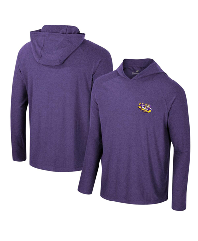 Colosseum Men's Royal Florida Gators Cloud Jersey Raglan Long Sleeve Hoodie T-shirt In Purple
