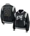 Wear By Erin Andrews Black Shield Merchandise Bomber Full-zip Jacket In Black