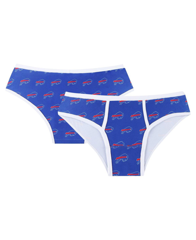 Concepts Sport Women's  Royal Buffalo Bills Gauge Allover Print Knit Panties
