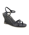 Kenneth Cole New York Freya Wedge Sandal In Black