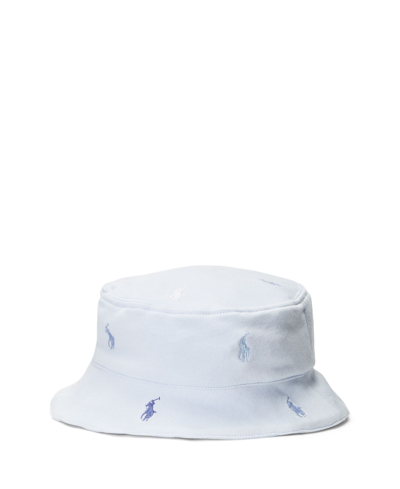 Polo Ralph Lauren Baby Boys Polo Pony Interlock Hat In Beryl Blue