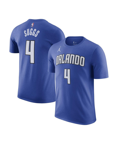Jordan Men's  Jalen Suggs Blue Orlando Magic 2022/23 Statement Edition Name And Number T-shirt