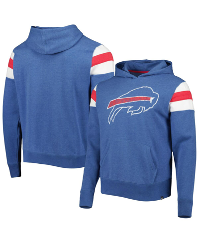 47 Brand Men's ' Heathered Royal Distressed Buffalo Bills Premier Nico Pullover Hoodie