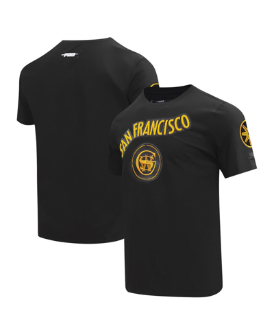 Pro Standard Men's  Black Golden State Warriors T-shirt