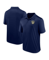 FANATICS MEN'S FANATICS NAVY MILWAUKEE BREWERS LOGO POLO SHIRT