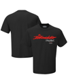 Checkered Flag Sports Men's  Black Dale Earnhardt The Intimidator T-shirt In Black