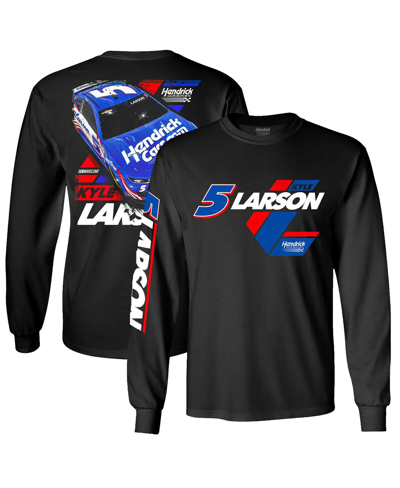 Hendrick Motorsports Team Collection Men's  Black Kyle Larson Car Long Sleeve T-shirt