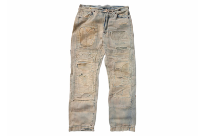Pre-owned Levi's Levis Homer Campbell Vintage Clothing 501 Jeans Plain Denim