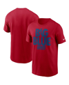 NIKE MEN'S NIKE RED NEW YORK GIANTS HOMETOWN COLLECTION BIG BLUE T-SHIRT