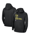 Nike Men's And Women's  Black Utah Jazz 2023/24 Performance Spotlight On-court Practice Pullover Hood In Black