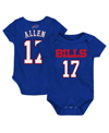 Outerstuff Newborn And Infant Boys And Girls Josh Allen Royal Buffalo Bills Mainliner Player Name And Number Bo In Royal