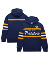 Mitchell & Ness Men's  Navy Nashville Predators Head Coach Pullover Hoodie In Navy