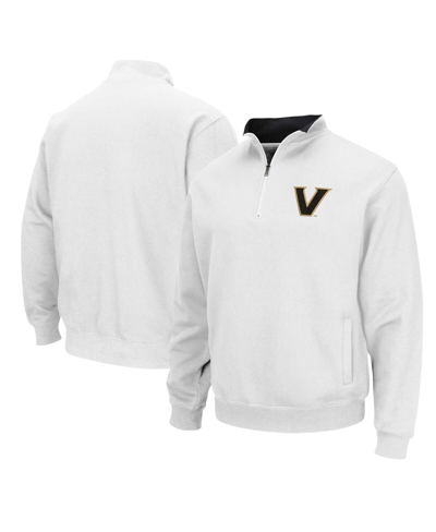 Colosseum Men's Vanderbilt Commodores Tortugas Quarter-zip Jacket In White
